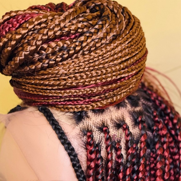 Hair Half Wine Half Gold Knotless Box Braids Poshmark